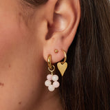 Basic Hearts Earrings Gold
