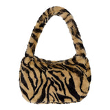 Olivia Faux Fur Handbag Tiger