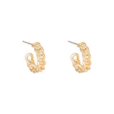 Classy Chain Earrings Gold