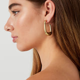 Tori Rectangle Earrings Gold