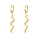 Maddie Snake Earrings Gold