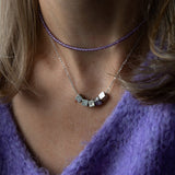 Amethyst Necklace Silver