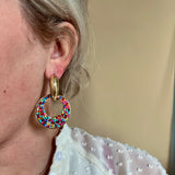 Candy Sweet Jewellery Jasmin Earrings Rainbow