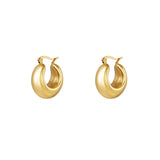 Bold Hoop Earrings Gold