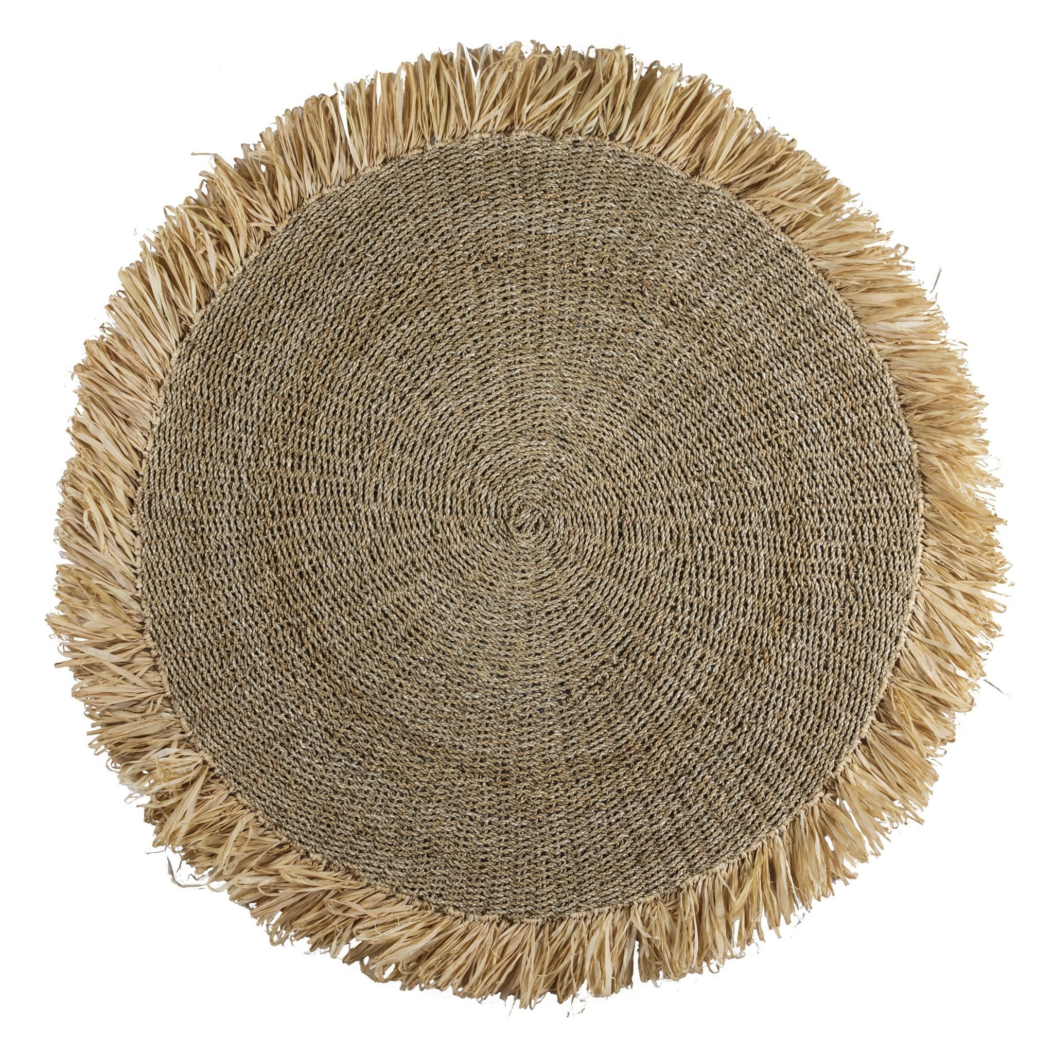 Round Seagrass Carpet 100 120 Cm Rug