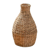 Woven Boho Vase DAYANA natural made from Water Hyacinth