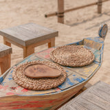 Placemat (Set of 2, 4 or 6) PANDAWA 38 cm | Boho Table Mat made of Waterhyacinth