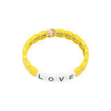 Love Life Bracelet Yellow