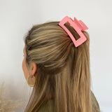 Solid Hair Clip Pink
