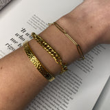 Plain Chain Bracelet Gold